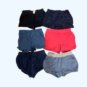 Set of 6 Casual Shorts in Various Colors